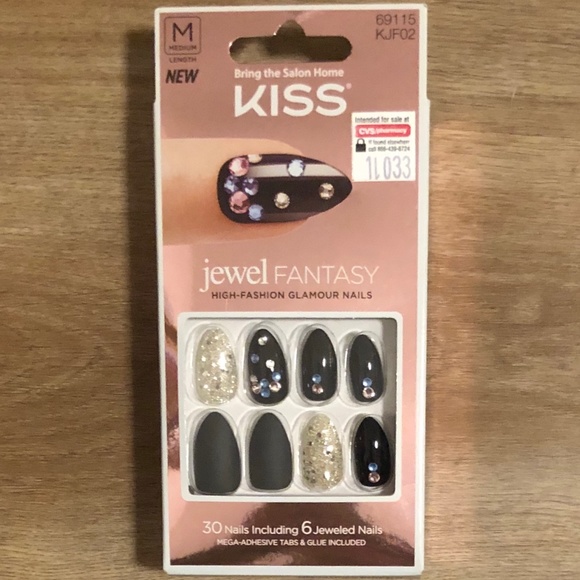 Kiss Other - Brand New Kiss Jewel Fantasy Press-On Nail Set